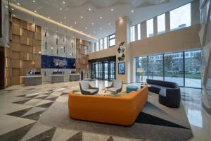 Posezení v ubytování Holiday Inn Express Shanghai Huijin by IHG
