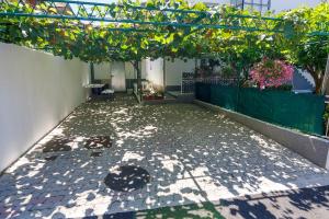 Zahrada ubytování Sea view apartment Manda