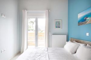 Postel nebo postele na pokoji v ubytování Villa Despina in Kisamos