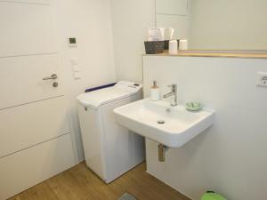 Koupelna v ubytování 16Lilien Apartmentwohnung + 17 fotografií
