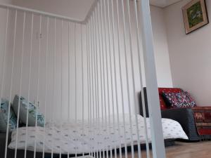 Postel nebo postele na pokoji v ubytování Inside Busan Hostel
