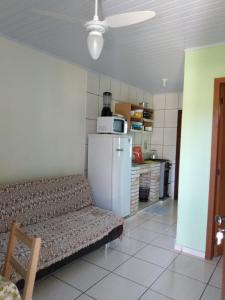 Dapur atau dapur kecil di Pousada Recanto da Barra Imbé