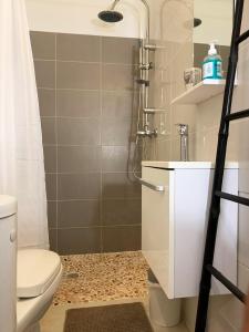 Koupelna v ubytování Le ZANDOLI (Appartement avec vue)