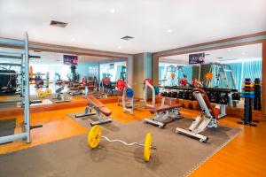 Fitness centrum a/nebo fitness zařízení v ubytování Siam Mandarina Hotel - Free BKK Airport Shuttle