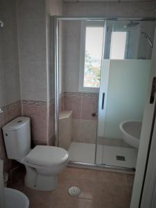 Koupelna v ubytování Apartamento en edificio Stella Maris