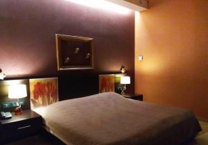 Postel nebo postele na pokoji v ubytování Hotel Cezaria