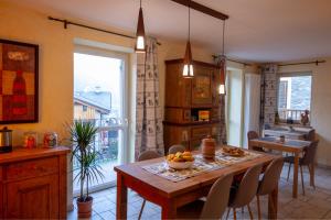 Dining area in a vendégházakat