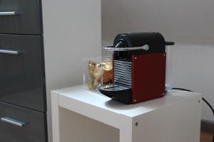 Kemudahan buat kopi dan teh di Ferienresidenz Jägerstieg / FeWo Kruse