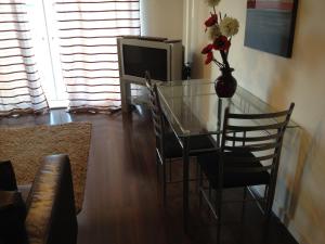 A television and/or entertainment center at York Apartments 