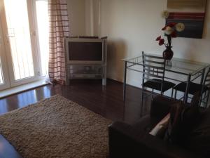 A television and/or entertainment center at York Apartments 