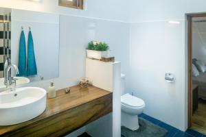 Koupelna v ubytování Madla rooms