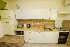Kuchyňa alebo kuchynka v ubytovaní A4 Goga 1 two bedroom apartment near the beach and the sea