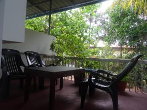 Balkón nebo terasa v ubytování Varkala Villa