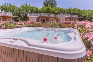 Vonkajšia záhrada v ubytovaní Dune Agriturismo