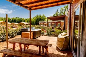 Vonkajšia záhrada v ubytovaní Dune Agriturismo
