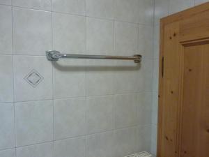 Koupelna v ubytování Hotel Hubertus