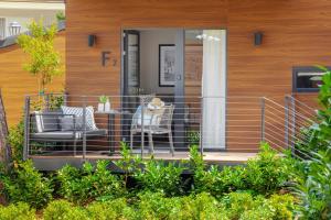 Balkón nebo terasa v ubytování Gava Waterman Island Cottages - All Inclusive