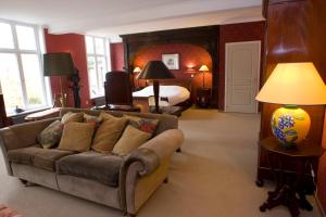 Posezení v ubytování B&B Huis ´T Schaep