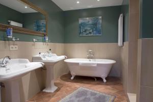 Koupelna v ubytování B&B Huis ´T Schaep