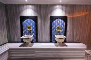 Koupelna v ubytování World Point Hotel Besyol