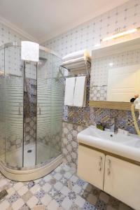 Koupelna v ubytování World Point Hotel Besyol