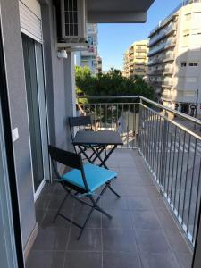 Balkón alebo terasa v ubytovaní Beta's place - Apartamento primera línea de playa