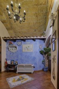 Posezení v ubytování B&B Le Oasi