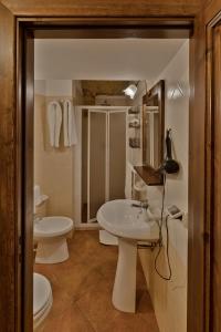 Koupelna v ubytování B&B Le Oasi