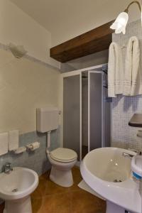 Koupelna v ubytování B&B Le Oasi