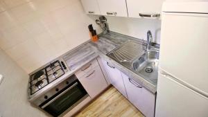 Kuchyň nebo kuchyňský kout v ubytování Holiday Home Jozo