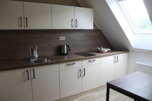 Kuchyň nebo kuchyňský kout v ubytování Apartmány LAMA + 24 fotografií
