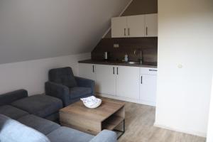 Köök või kööginurk majutusasutuses Apartmány LAMA