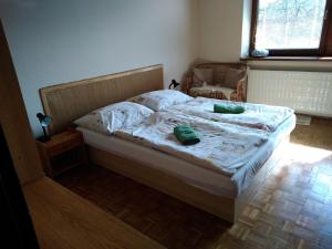 Posteľ alebo postele v izbe v ubytovaní Privát Horička