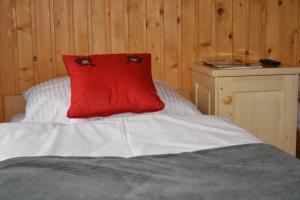 Posteľ alebo postele v izbe v ubytovaní Apartamenty Sosna
