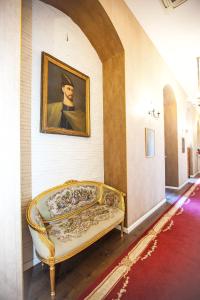 Χώρος καθιστικού στο Rustaveli Hotel