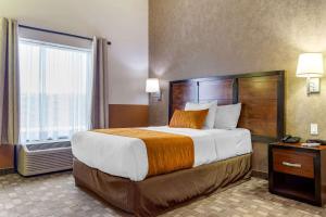 Postel nebo postele na pokoji v ubytování Comfort Inn Chihuahua