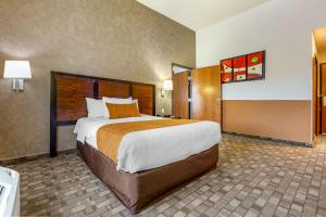 Postel nebo postele na pokoji v ubytování Comfort Inn Chihuahua