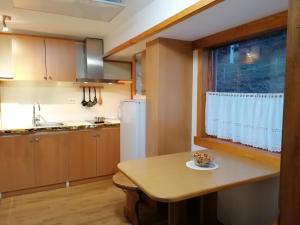 Cuisine ou kitchenette dans l'établissement Apartmens and Rooms Šoštar