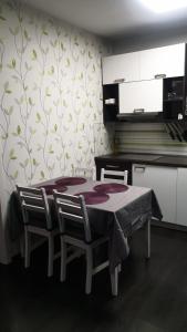 Kuchyň nebo kuchyňský kout v ubytování Apartman Klaudius