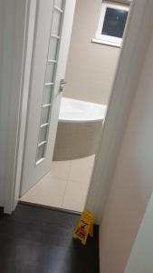 Koupelna v ubytování Apartman Klaudius