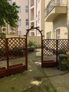 Balkón nebo terasa v ubytování Dušní Apartments