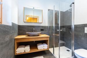 Kúpeľňa v ubytovaní Birnbaum Chalets Grossarl