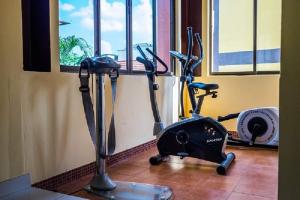 Fitnes oz. oprema za telovadbo v nastanitvi Lanna Boutique Resort