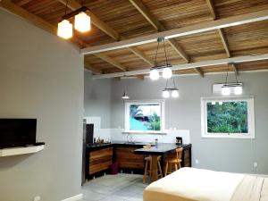 TV o dispositivi per l'intrattenimento presso Lizard King Hotel & Suites