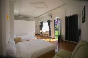 Postel nebo postele na pokoji v ubytování Giao Giao House Homestay