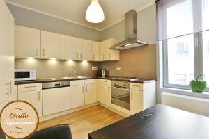 Dapur atau dapur kecil di Gallo Appartement & Duplex Tongeren centrum