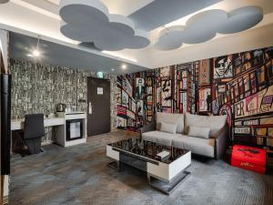 Posezení v ubytování Kung Shang Design Hotel