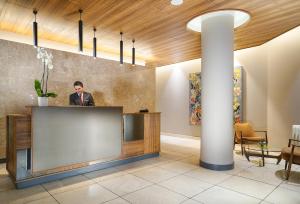 Ο χώρος του λόμπι ή της ρεσεψιόν στο Hotel Tunali