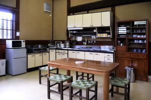 Kjøkken eller kjøkkenkrok på Sakura Guest House