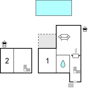 Grundriss der Unterkunft Oliva Holiday Apartment